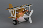 Самолет металический инерционный Same Toy Aircraft коричневый со светом и музыкой SY8015Ut-3 - фото 2