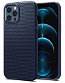 Чехол Spigen для Apple iPhone 12 /12 Pro Liquid Air, Navy Blue