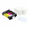 Картридж для принтера Badgy100/200 (кольорова стрічка на 100 відбитків + 100 карток 0.76 мм)