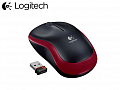 Мишка бездротова Logitech M185 (910-002240) Red USB