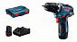 Шуруповерт-дриль Bosch GSR 12V-35, безщітковий, 2x3.0Ah, 35Нм, AutoLock, L-BOXX 102, 0.75 кг - фото 1