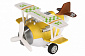 Літак металевий інерційний Same Toy Aircraft жовтий SY8016AUt-1 - фото 1