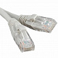 Патч-корд литой, UTP, RJ45, Cat.5e, 15m, серый - фото 1