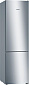 Холод. с нижн. мороз. кам. BOSCH KGN39VL316, 203х66х60см, 2 дв., Холод.отд. - 279л, Мороз. отд. - 87л, A++, NF, Инв, Нерж - фото 1