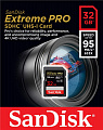 Карта пам'ятi SanDisk 32GB SDHC V30 UHS-I U3 R95/W90MB/s Extreme Pro