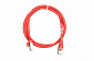 Патч-корд 2E Cat 6,S-FTP экран обплетення фольга,RJ45, 4Х2 27AWG ,7/0.14 Cu, 1.00 m, PVC,Red - фото 1