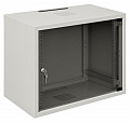 Шкаф ZPAS 19" 12U 600x400, стекл.дверь, 30kg max, серый