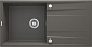 Мийка кухонна Deante Eridan, граніт, прямокутник, з крилом, 1000х520х203мм, чаша - 1, накладна, металічний антрацит - фото 1