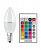 Лампа светодиодная OSRAM LED В40 4.5W 470Lm 2700К+RGB E14 пульт ДУ