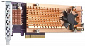 Адаптер QNAP SSD expansion Quad PCIe NVMe M.2 2280