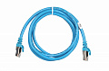 Патч-корд 2E Cat 6,S-FTP экран обплетення фольга,RJ45, 4Х2 27AWG ,7/0.14 Cu, 1.50 m, PVC,Blue