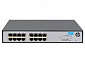 Комутатор HP 1420-16G Unmanaged Switch, 16xGE ports L2, LT Warranty - фото 1