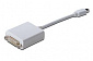 Адаптер ASSMANN MiniDisplayPort to DVI-I (AM/AF) 0.15m, white - фото 1
