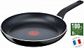 Сковорода Tefal Start&Cook, 26см, покриття Titanium, індукція, Thermo-Spot, алюм., чорний