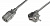 Сетевой шнур Digitus (Schuko90/M - C13/F) 1.8m, black