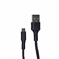 Кабель XO NB51 USB-microUSB 2.1A 1м Black (00000011358)