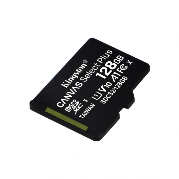 Карта памяти Kingston microSDXC 128GB Canvas Select Plus Class 10 UHS-I U1 V10 A1 (SDCS2/128GBSP) - фото 2