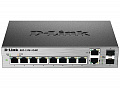 Коммутатор D-Link DGS-1100-10/ME 8x1GE, 2xSFP/1GE (combo) MetroEthernet Smart