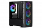 Корпус 2E GAMING CALLEO (GB700) MiniT, 2xUSB2.0,1xUSB3.0, 4x120ARGB, стекло (бок.пан.),без БП,черн. - фото 1