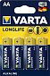 Батарейка VARTA LONGLIFE AA BLI 4 ALKALINE - фото 1