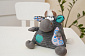 М'яка іграшка Same Toy Корова/Бик (сірий) 18см A1004/18 - фото 2