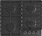 Варочная поверхность Gorenje G642AB/газов.электроподжиг/ газ. контр/чуг.реш./черная - фото 1