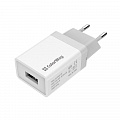 Мережевий зарядний пристрій ColorWay (1USBx1A) White (CW-CHS011-WT)