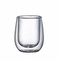 Набор чашек Ardesto с двойными стенками для эспрессо, 80 мл, H 7,3 см, 2 шт, боросиликатное стекло
