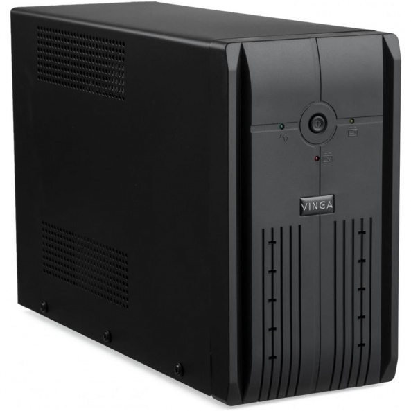 Джерело безперебійного живлення Vinga VPE-850PRMU 850ВА / 480 Вт з LED-індикацією з USB у металевому корпусі - фото 2