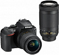 Цифр. фотокамера зеркальная Nikon D5600 + AF-P 18-55 VR + AF-P 70-300 VR