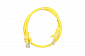 Патч-корд 2E Cat 5e,UTP,RJ45, 26AWG ,7/0.16 CCA, 0.50m, PVC,Yellow - фото 1