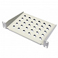 Полиця консольна 10", 160мм, 1U, сіра UA-SHC16-10"-G - фото 1