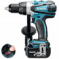 Шуруповерт Makita DDF458RFJ, 18В, 3.0 Ач х 2, LXT 18, кейс - фото 2