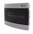 Щит внутрішній розподільний ETI ECT 12PT, 12 модулів прозорі дверцята