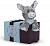 Мягкая игрушка Kaloo Les Amis Ослик серый 19 см в коробке K963121