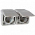 Quteo Legrand розетка 2x2К+З Schuko со шторками IP44 цвет серый