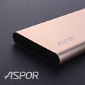 Універсальна мобільна батарея Aspor A373 6000mAh Gold (900030)