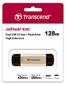Накопичувач Transcend 128GB USB 3.2+Type-C JetFlash 930 Black R420/W400MB/s