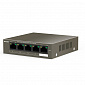 Комутатор TENDA TEG1105P-4-63W 4xGE PoE, 1xGE Uplink, Некерований - фото 3