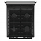 Плита Gorenje K5341BF/комби./50х60/дух-70л/ гриль/ газконтр/электроподж/программатор/матовая черная - фото 3