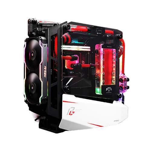 Корпус Antec STRIKER Phantom Gaming Edition,MiniT,ITX,2xUSB3.0,USB3.1TypeC,стекло,без БП,белый - фото 28