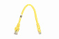 Патч-корд 2E Cat 6,UTP,RJ45, 26AWG ,7/0.16 Cu, 0.20 m, PVC,Yellow - фото 1