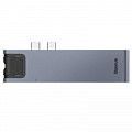 Концентратор USB Type-C 7-in-one smart Grey (CAHUB-L0G)