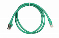 Патч-корд 2E Cat 6,S-FTP экран обплетення фольга,RJ45, 4Х2 27AWG ,7/0.14 Cu, 1.00 m,PVC, Green