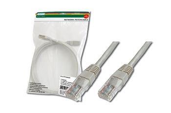 Патч-корд DIGITUS CAT 5e UTP, 20м, AWG 26/7, PVC, серого цвета - фото 1