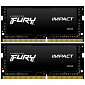 Модуль памяти SO-DIMM 2x16GB/2666 DDR4 Kingston Fury Impact (KF426S15IB1K2/32) - фото 1