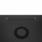 Шкаф серверный SteelNet 6U 600 x 350 для сетевого оборудования (стекло, черный) - фото 4