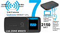 Мобильный маршрутизатор Alcatel LINKZONE LTE Mobile WiFi (MW45V) microUSB/1x3FF SIM/2150mAh Black