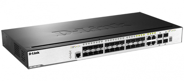 Комутатор D-Link DGS-3000-28SC 20xSFP, 4xGE/SFP, 4xSFP+, L2 - фото 2