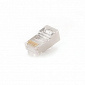 Конектор RJ 45 Cablexpert (PLUG5SP/100) екранований, з золоченими контактами (100 шт/уп) - фото 1